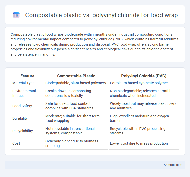 Compostable plastic vs. polyvinyl chloride for food wrap - What is The Difference?