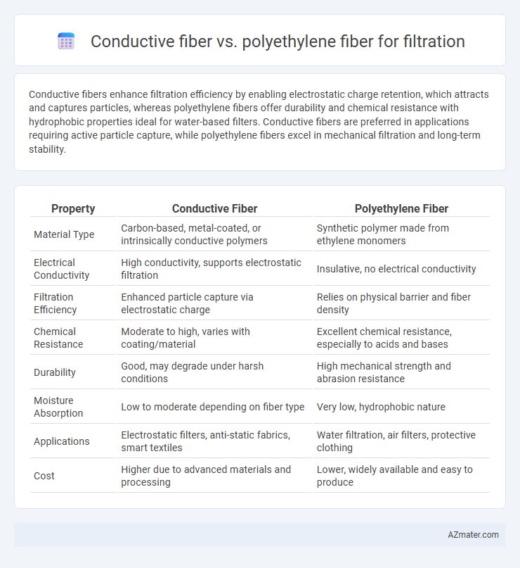 Conductive fiber vs. polyethylene fiber for filtration - What is The Difference?