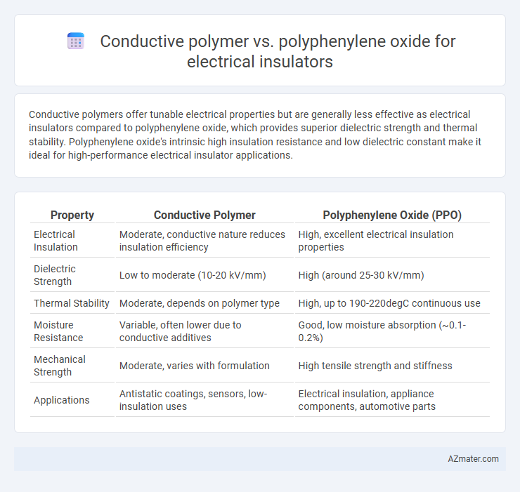 Conductive polymer vs. polyphenylene oxide for electrical insulators - What is The Difference?