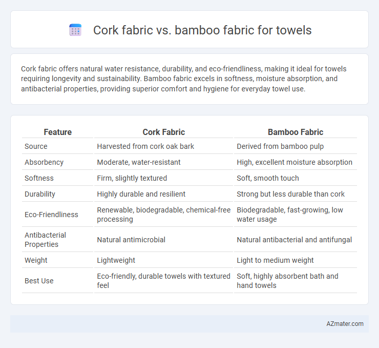 Cork fabric vs. bamboo fabric for towels - What is The Difference?