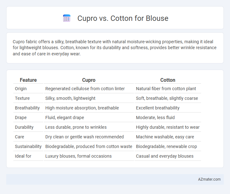 Cupro vs. Cotton for Blouse - What is The Difference?