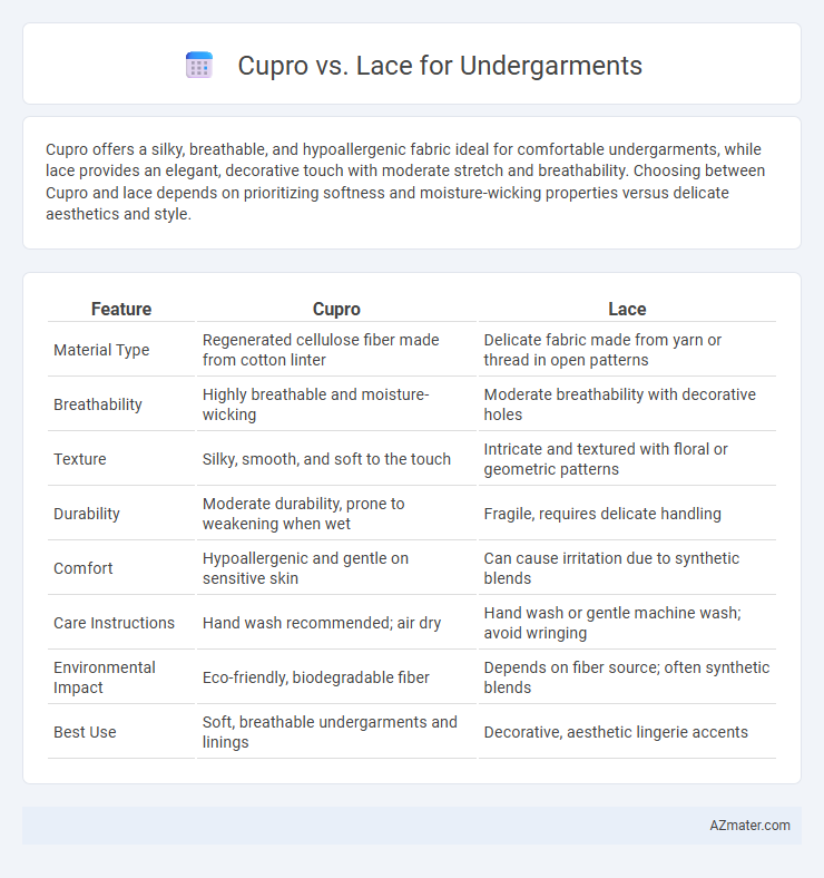 Cupro vs. Lace for Undergarments - What is The Difference?