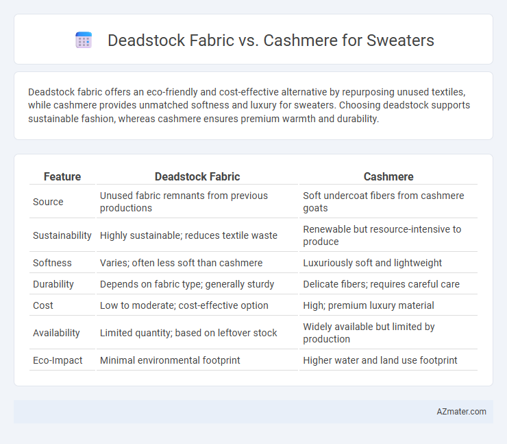 Deadstock Fabric vs. Cashmere for Sweaters - What is The Difference?
