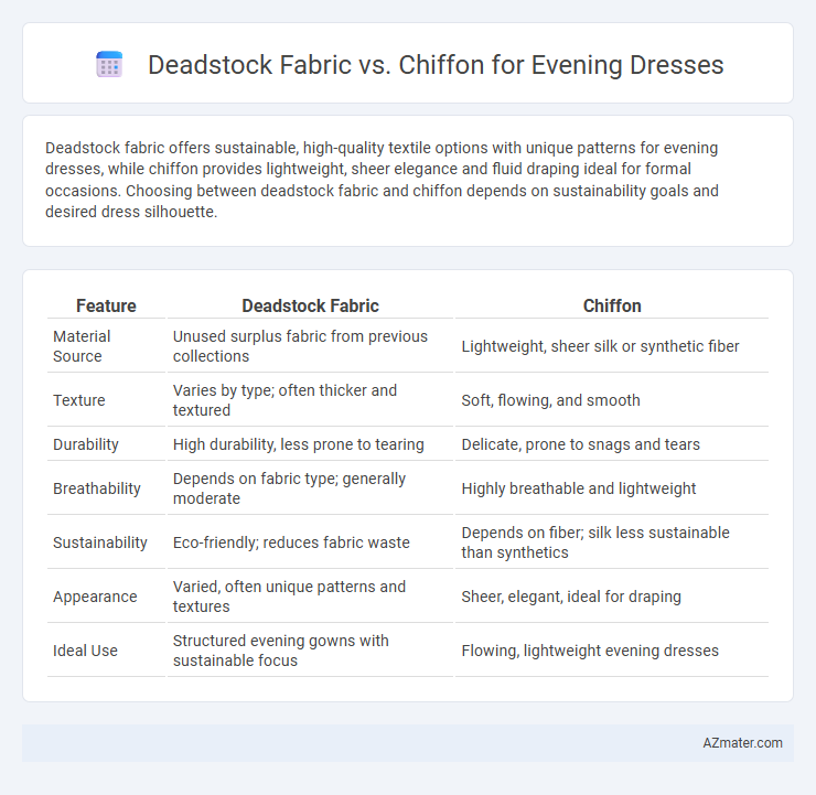 Deadstock Fabric vs. Chiffon for Evening Dresses - What is The Difference?