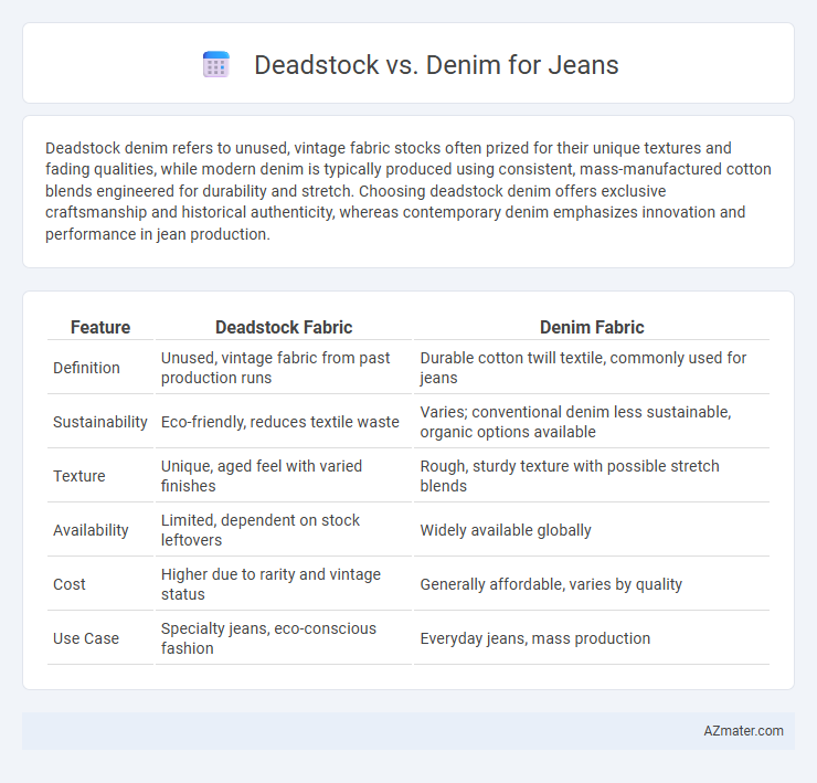 Deadstock vs. Denim for Jeans - What is The Difference?