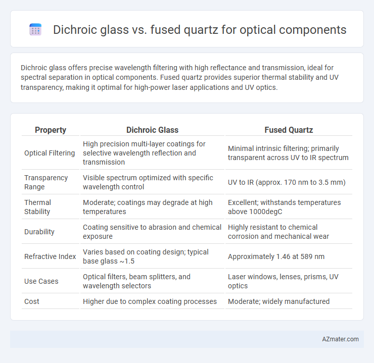 Dichroic glass vs. fused quartz for optical components - What is The Difference?