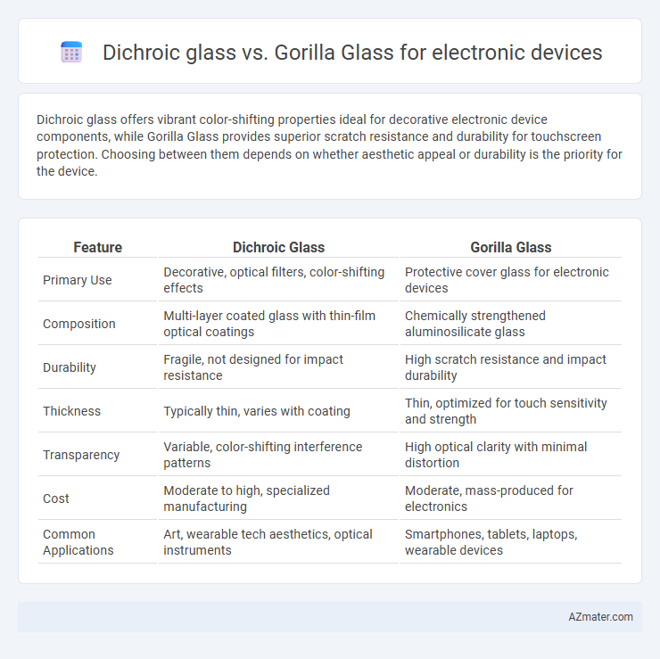 Dichroic glass vs. Gorilla Glass for electronic devices - What is The Difference?