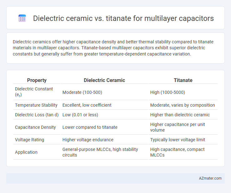 Dielectric ceramic vs. titanate for multilayer capacitors - What is The Difference?