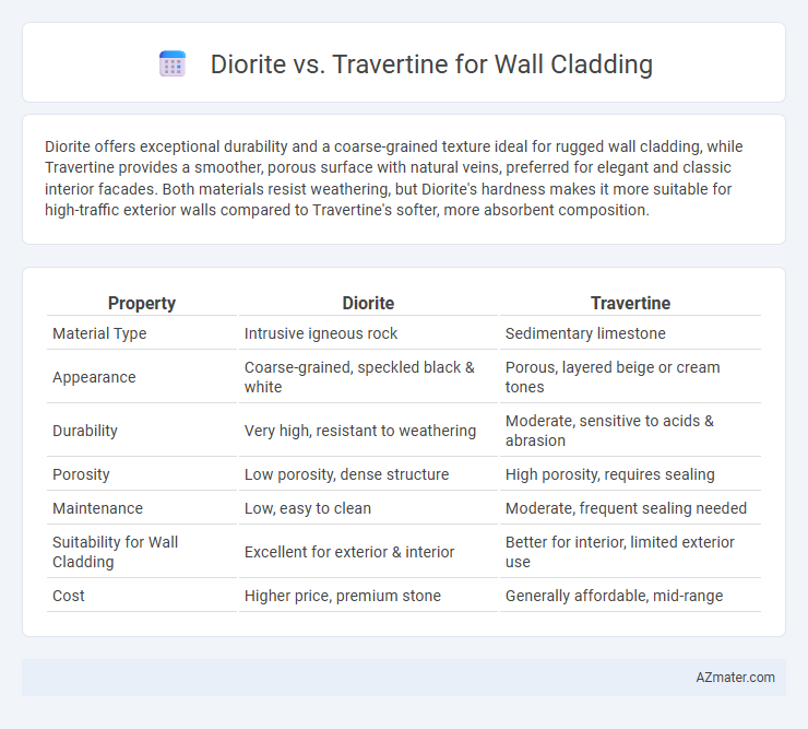 Diorite vs. Travertine for Wall Cladding - What is The Difference?