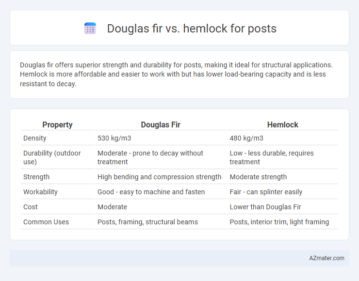 Douglas fir vs. hemlock for posts - What is The Difference?