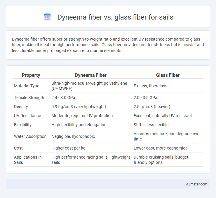 Dyneema fiber vs. glass fiber for sails - What is The Difference?