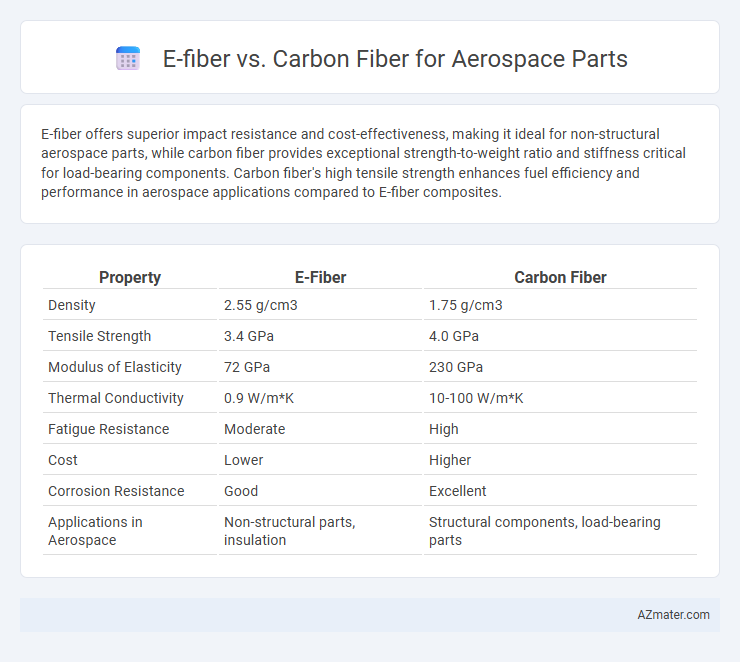 E-fiber vs. Carbon Fiber for Aerospace Parts - What is The Difference?
