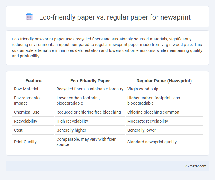 Eco-friendly paper vs. regular paper for newsprint - What is The Difference?