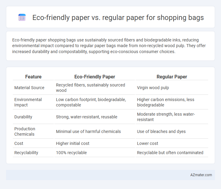 Eco-friendly paper vs. regular paper for shopping bags - What is The Difference?