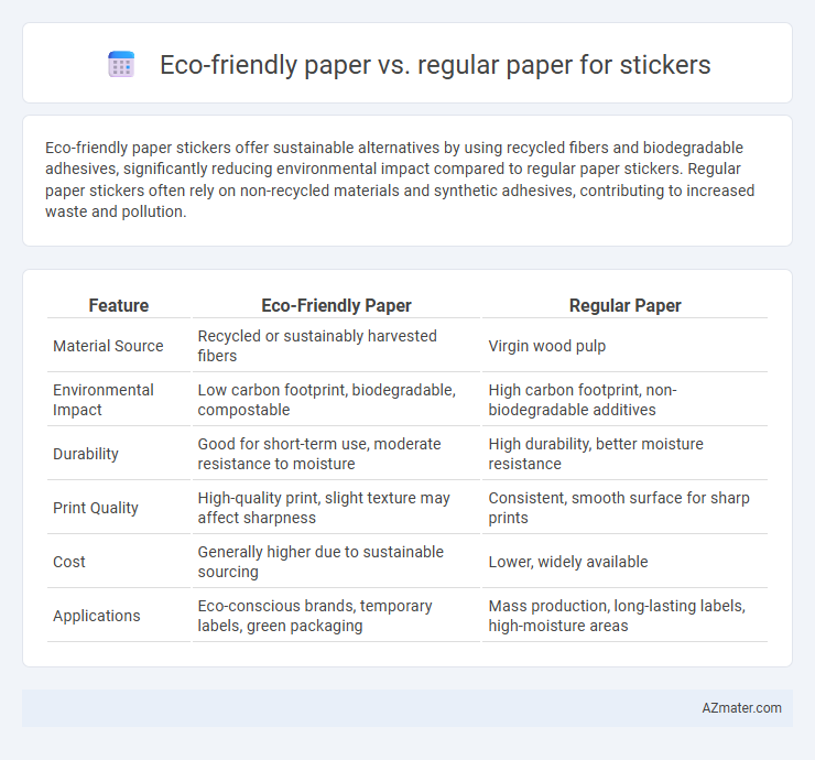 Eco-friendly paper vs. regular paper for stickers - What is The Difference?