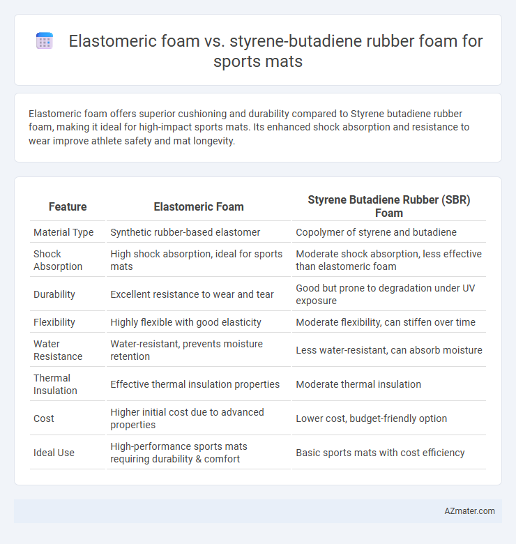 Elastomeric foam vs. styrene-butadiene rubber foam for sports mats - What is The Difference?
