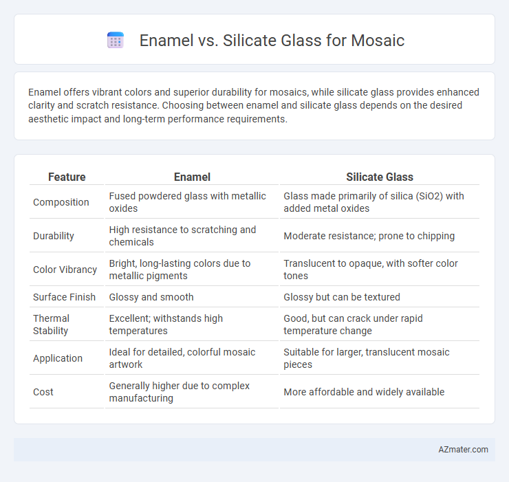 Enamel vs. Silicate Glass for Mosaic - What is The Difference?