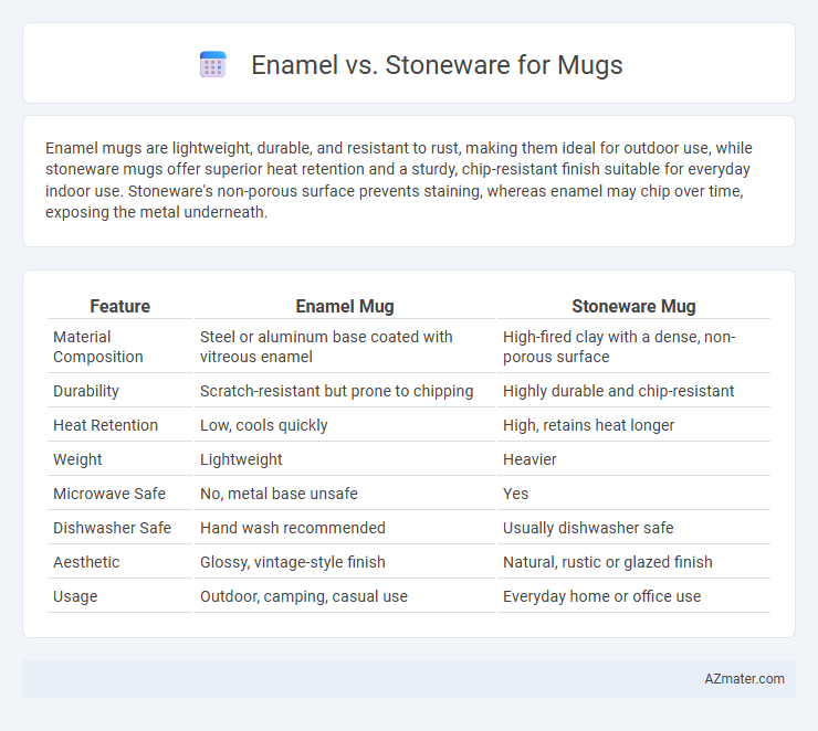 Enamel vs. Stoneware for Mugs - What is The Difference?