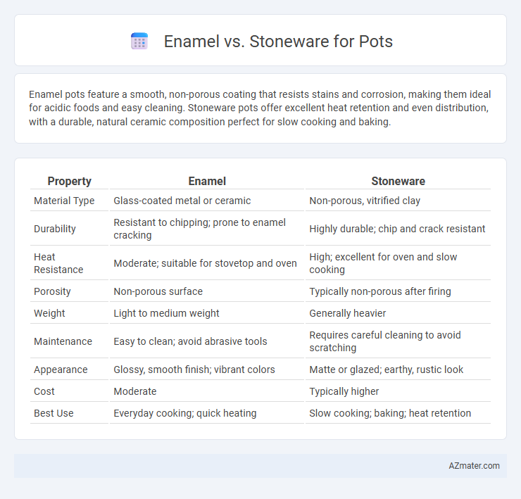 Enamel vs. Stoneware for Pots - What is The Difference?