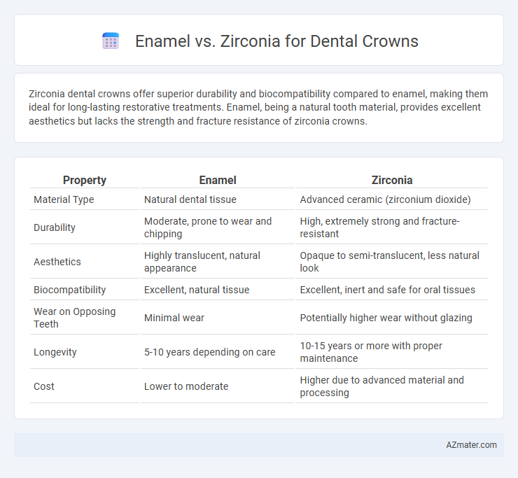Enamel vs. Zirconia for Dental Crowns - What is The Difference?