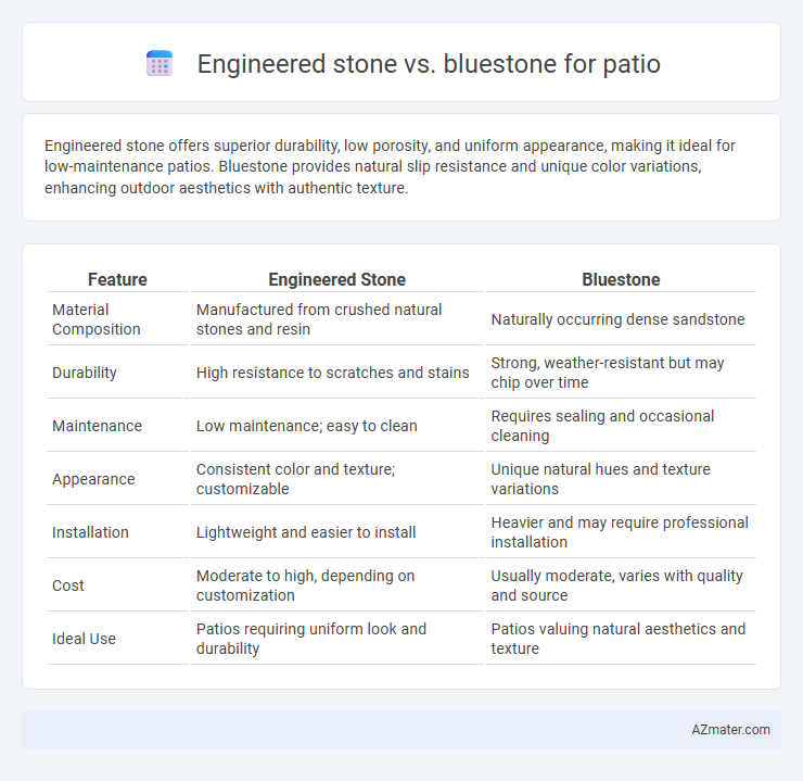 Engineered stone vs. bluestone for patio - What is The Difference?