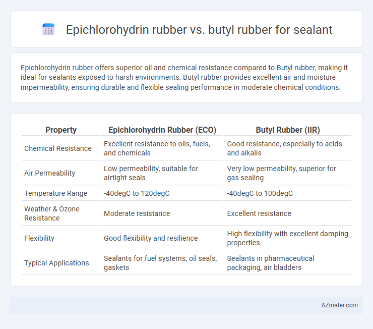 Epichlorohydrin rubber vs. butyl rubber for sealant - What is The Difference?