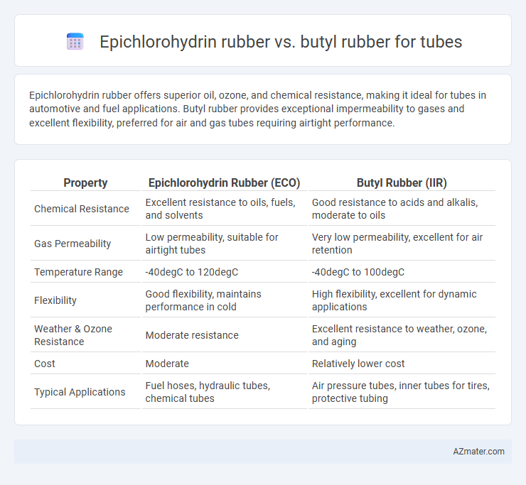 Epichlorohydrin rubber vs. butyl rubber for tubes - What is The Difference?