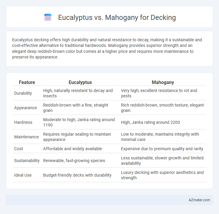 Eucalyptus vs. Mahogany for Decking - What is The Difference?