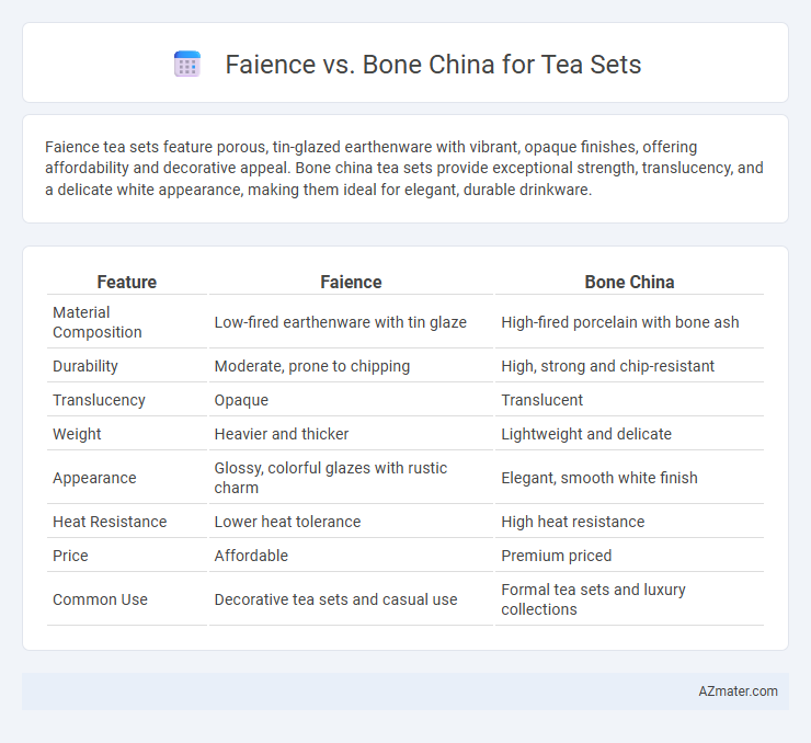 Faience vs. Bone China for Tea Sets - What is The Difference?