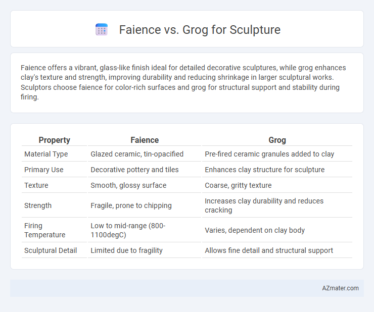 Faience vs. Grog for Sculpture - What is The Difference?