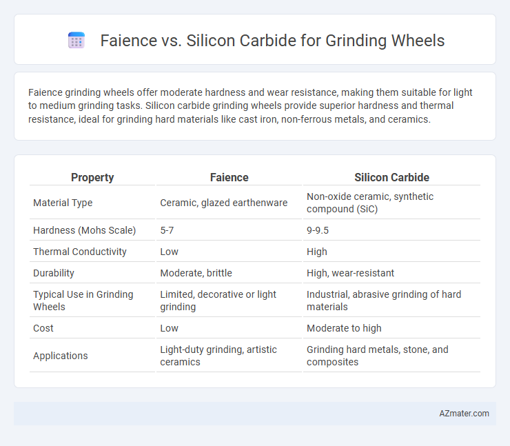 Faience vs. Silicon Carbide for Grinding Wheels - What is The Difference?