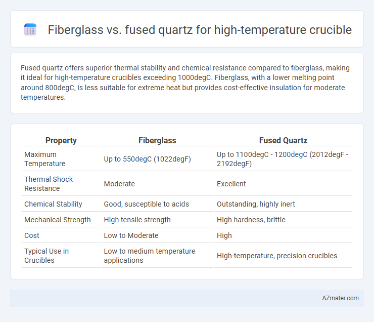 Fiberglass vs. fused quartz for high-temperature crucible - What is The Difference?