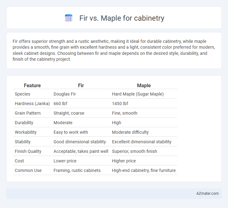 Fir vs. Maple for cabinetry - What is The Difference?