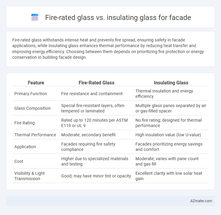 Fire-rated glass vs. insulating glass for facade - What is The Difference?