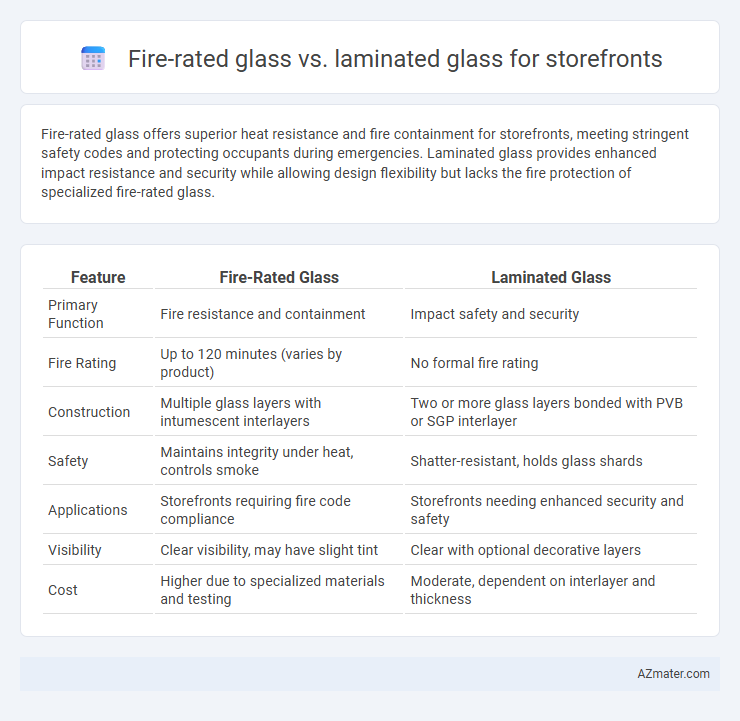 Fire-rated glass vs. laminated glass for storefronts - What is The Difference?