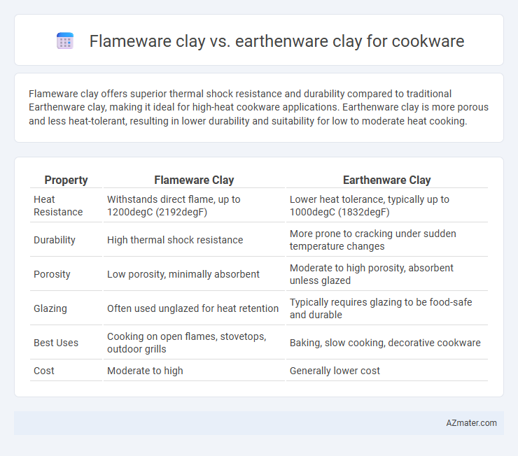 Flameware clay vs. earthenware clay for cookware - What is The Difference?