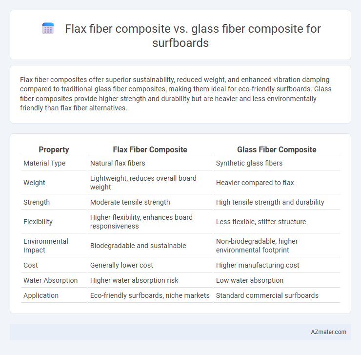 Flax fiber composite vs. glass fiber composite for surfboards - What is The Difference?