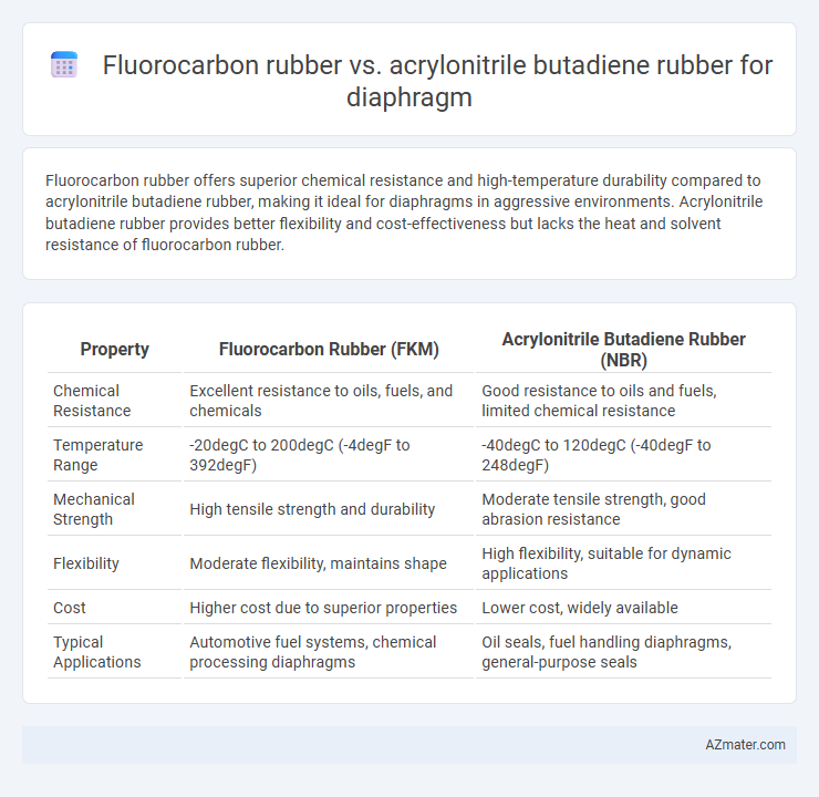 Fluorocarbon rubber vs. acrylonitrile butadiene rubber for diaphragm - What is The Difference?