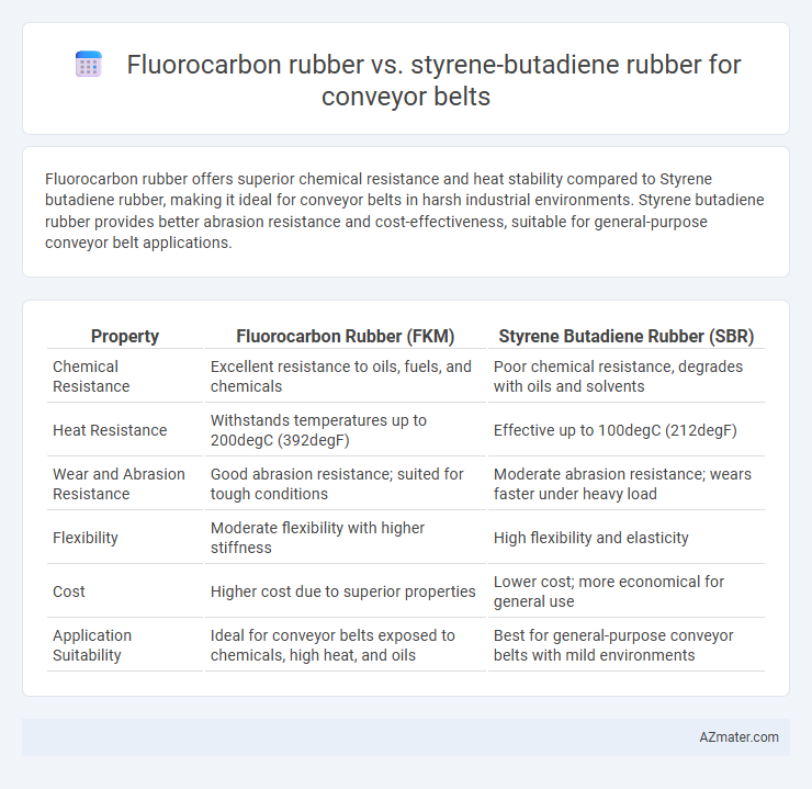 Fluorocarbon rubber vs. styrene-butadiene rubber for conveyor belts - What is The Difference?