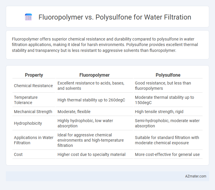 Fluoropolymer vs. Polysulfone for Water Filtration - What is The Difference?