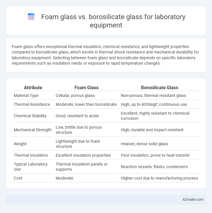 Foam glass vs. borosilicate glass for laboratory equipment - What is The Difference?
