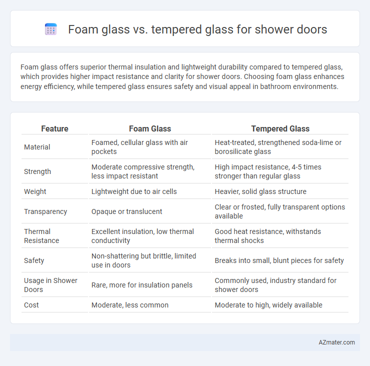 Foam glass vs. tempered glass for shower doors - What is The Difference?