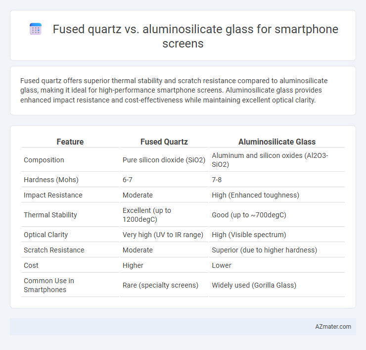 Fused quartz vs. aluminosilicate glass for smartphone screens - What is The Difference?