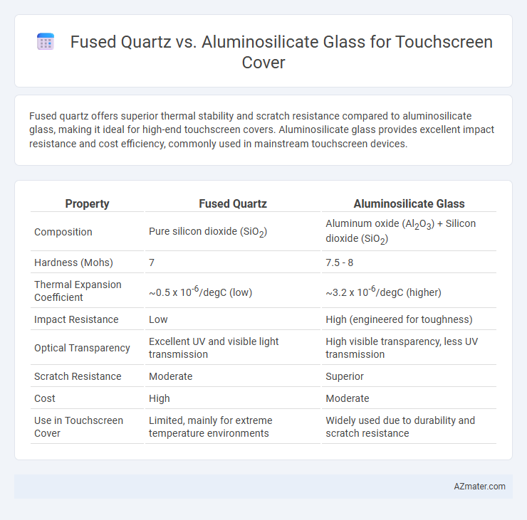 Fused Quartz vs. Aluminosilicate Glass for Touchscreen Cover - What is The Difference?