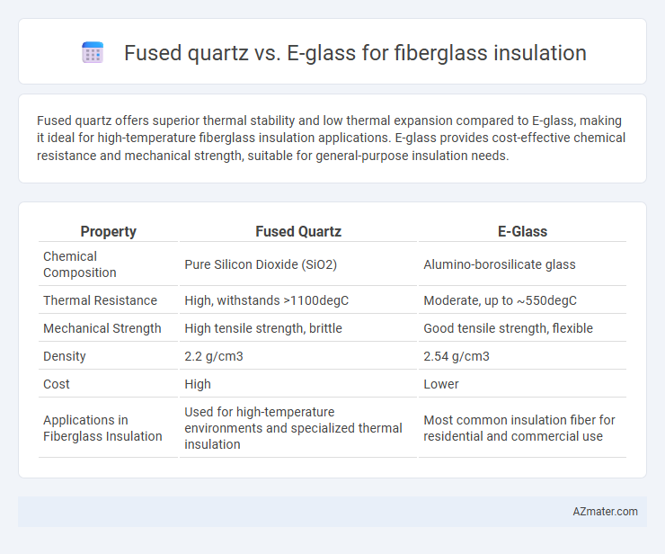Fused quartz vs. E-glass for fiberglass insulation - What is The Difference?