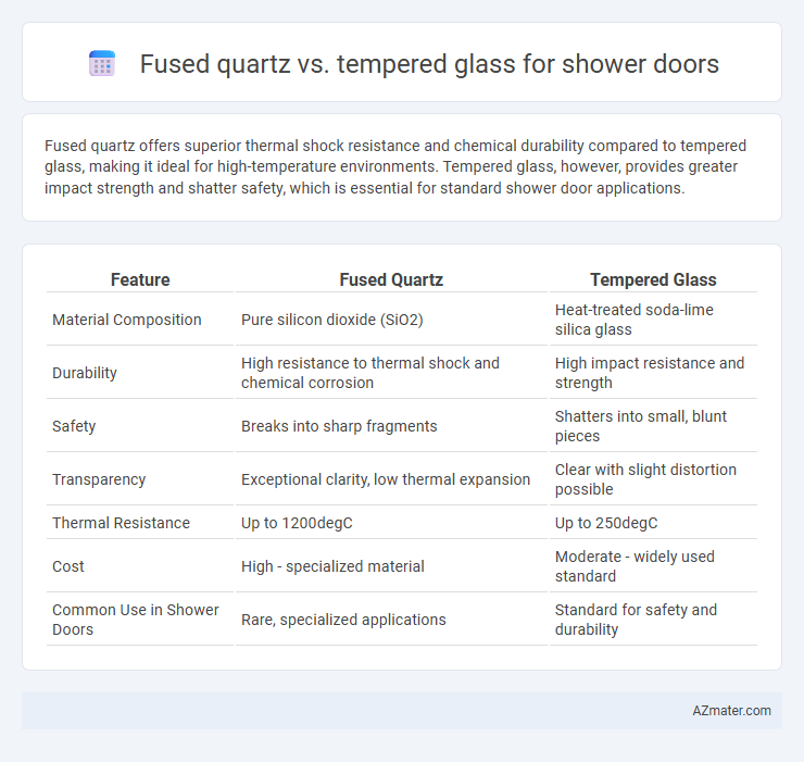 Fused quartz vs. tempered glass for shower doors - What is The Difference?