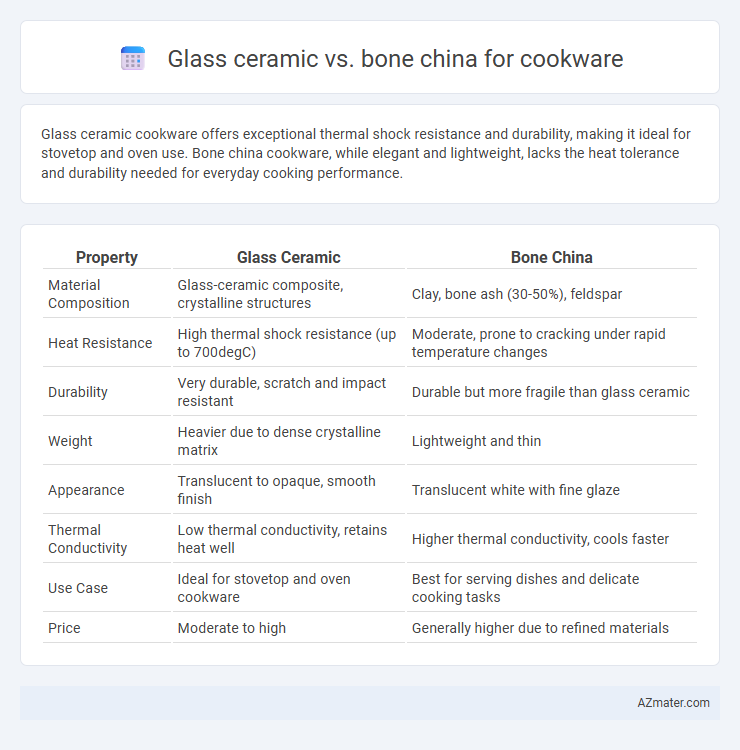 Glass ceramic vs. bone china for cookware - What is The Difference?
