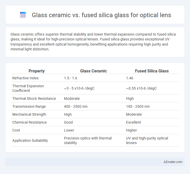 Glass ceramic vs. fused silica glass for optical lens - What is The Difference?