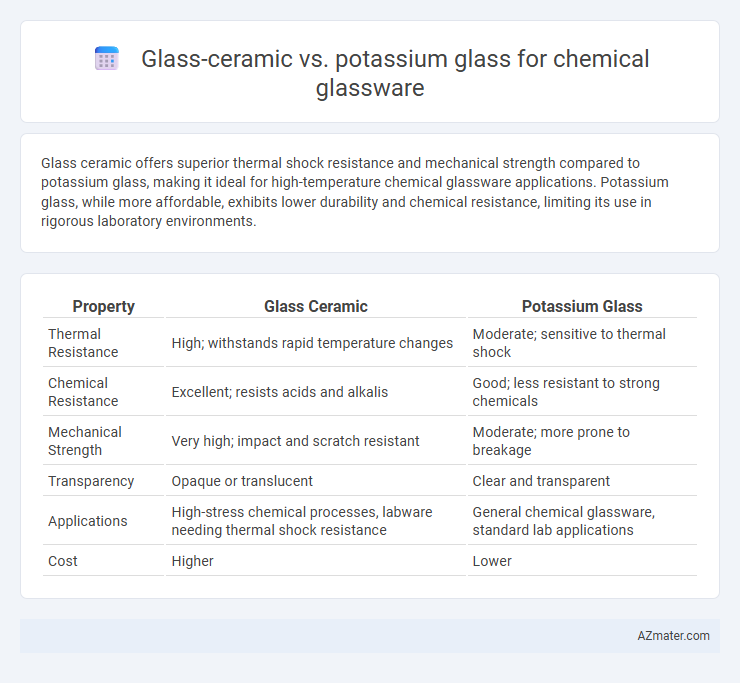 Glass-ceramic vs. potassium glass for chemical glassware - What is The Difference?