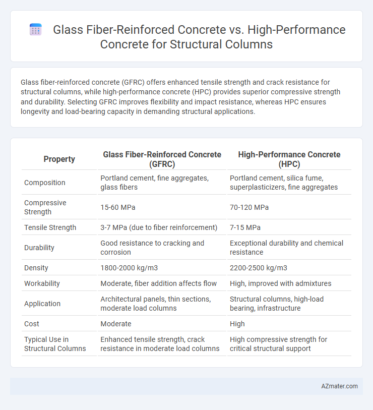 Glass Fiber-Reinforced Concrete vs. High-Performance Concrete for Structural Columns - What is The Difference?